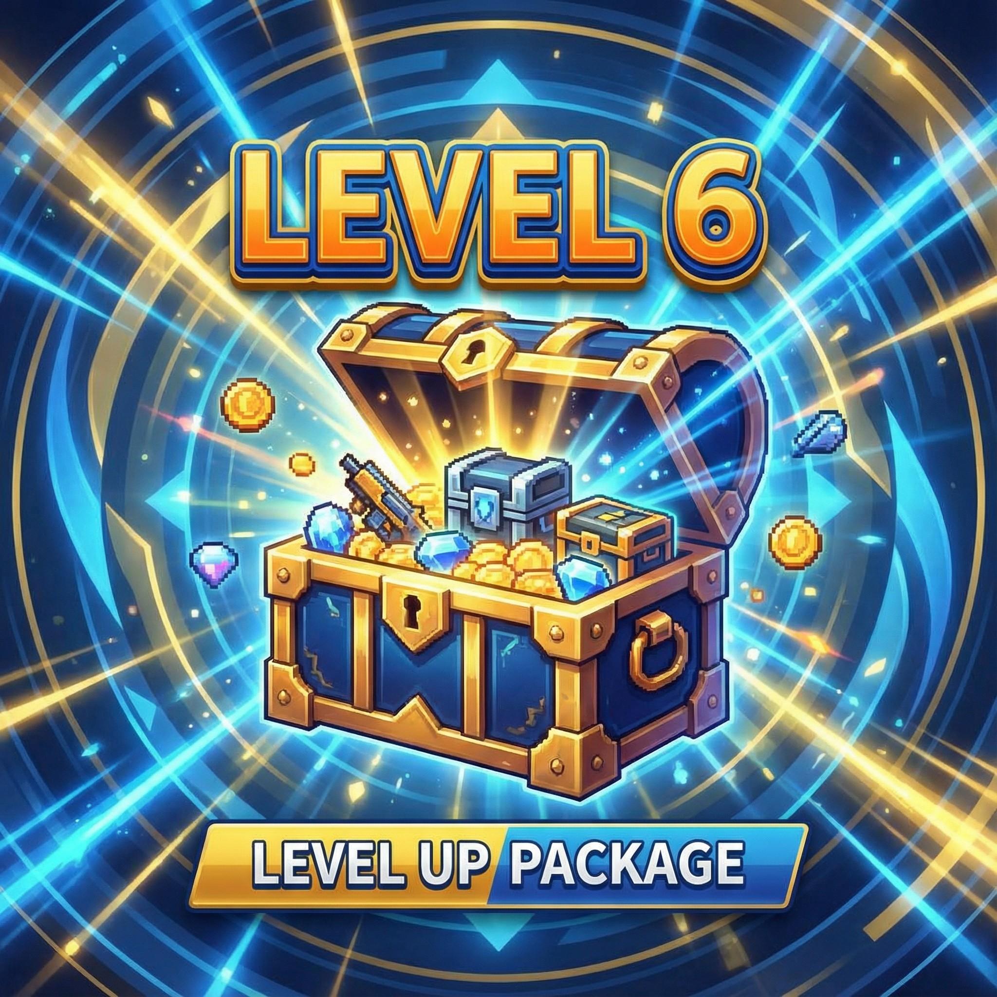 Level UP Package - Level 6 - (1 Time Only Purchese) - Free Fire